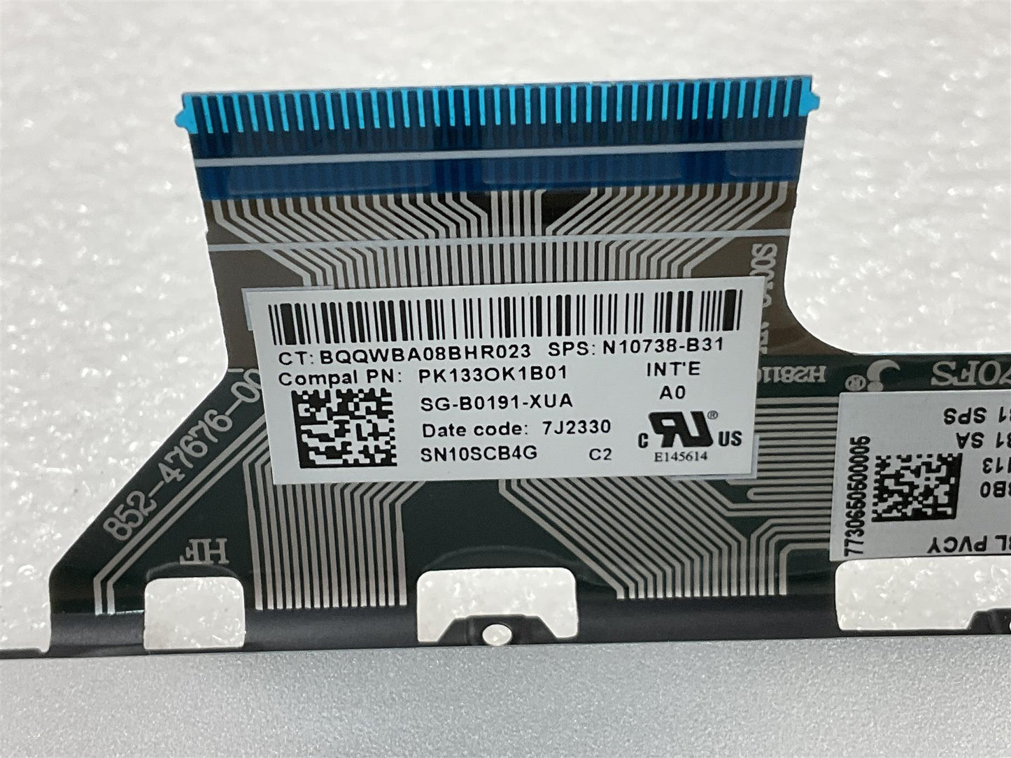for HP Spectre X360 14-EF N12612-B31 N10738-B31  sending silver N12610-B31 N10735-B31 English US International Keyboard NEW