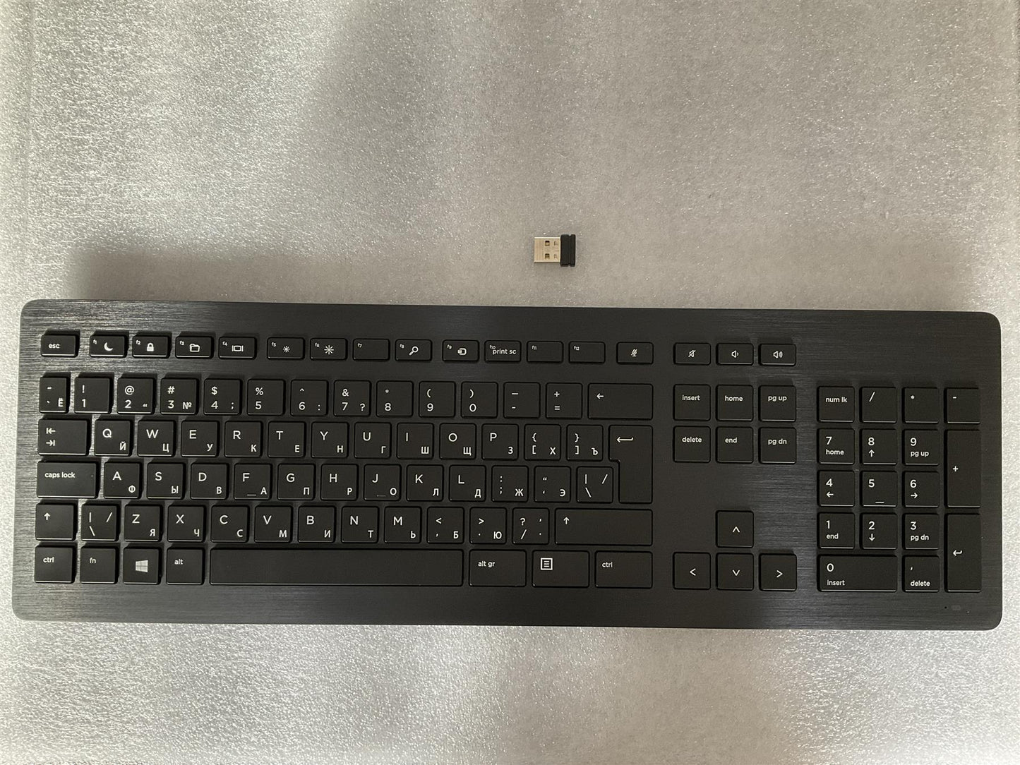 HP 918603-251 917665-251 Z9N41AA Premium USB Wireless Keyboard HAS-S003K Russian