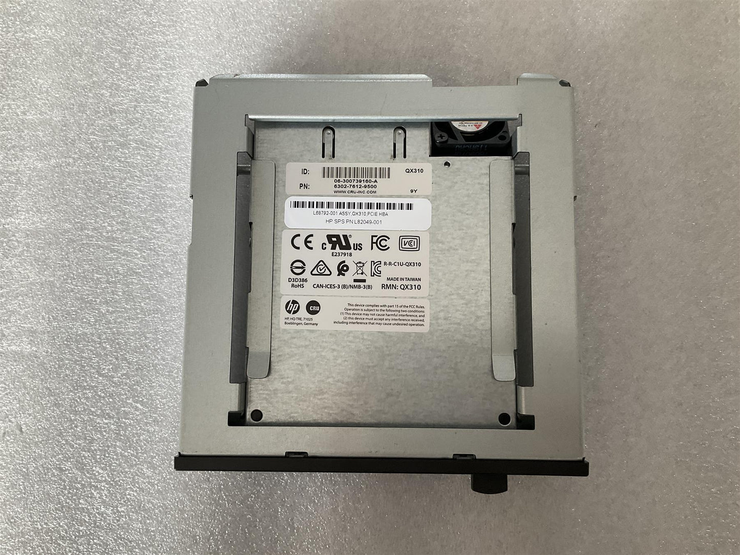 HP L82049-001 Crucial External Bay 5.25" M.2 NVMe PCIe SSD Host Bus Adapter NEW