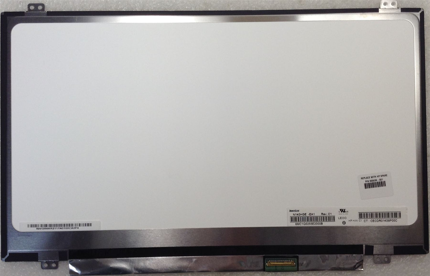 HP CHROMEBOOK 14 G3 PC 805636-001 FULL HD also for HD+ 76881-001 906529-001 N140HGE-EA1 Screen Display Panel 30pin