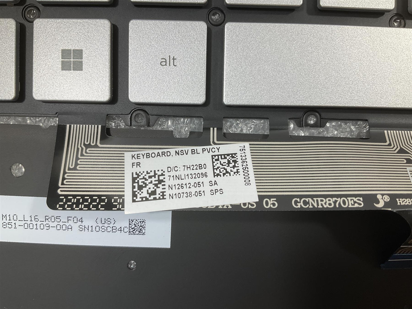 HP Spectre X360 14-EF N12612-051 N10738-051 France French FR AZERTY Keyboard NEW