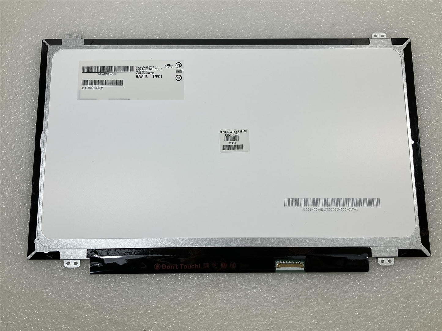 For HP 809002-002 Display Screen 14 inch FHD B140HTN01.E 0A 1 30 Pins NEW