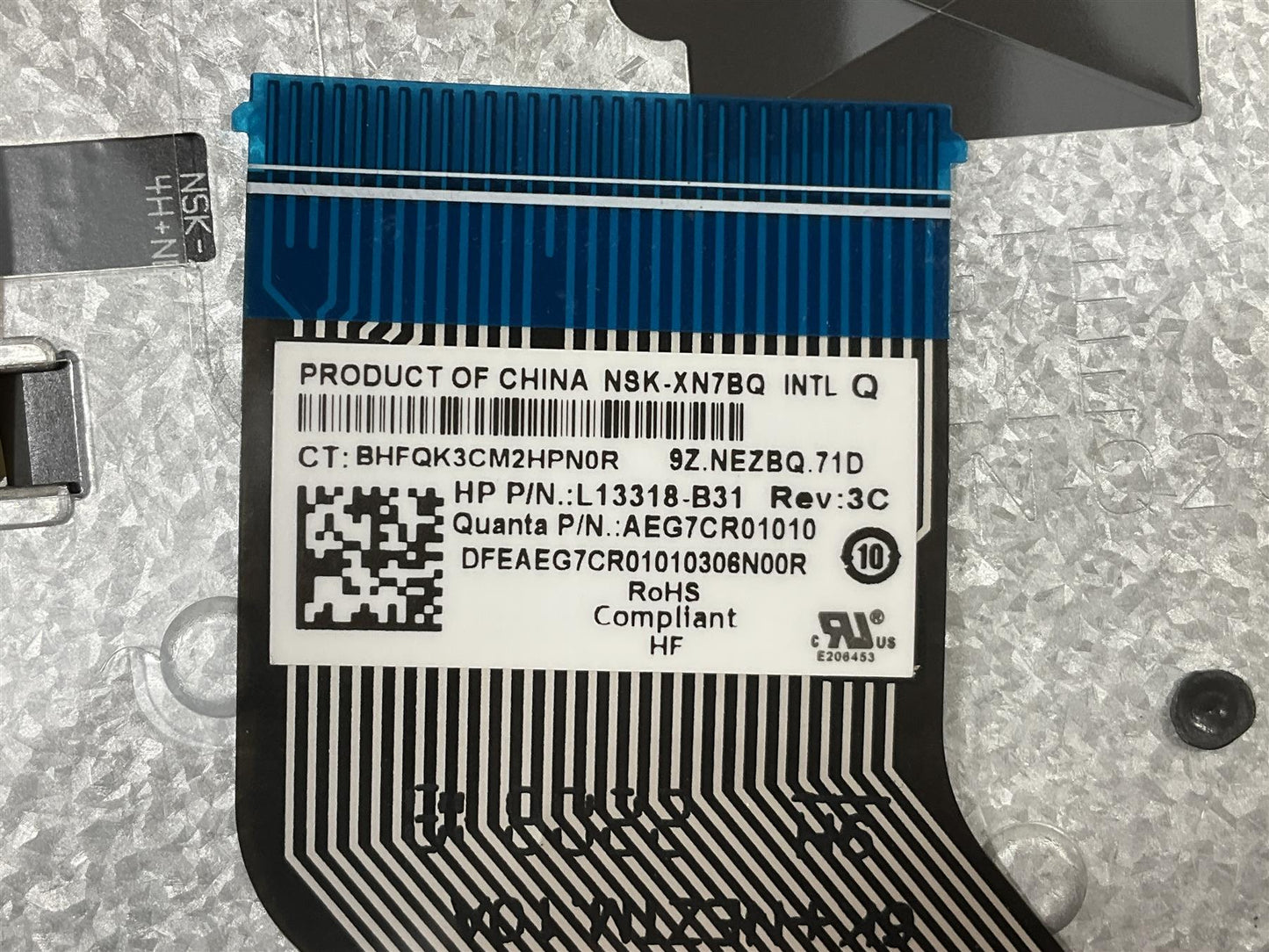 HP Pavilion 15-CS L40621-B31 L35339-B31 US International Keyboard Palmrest NEW