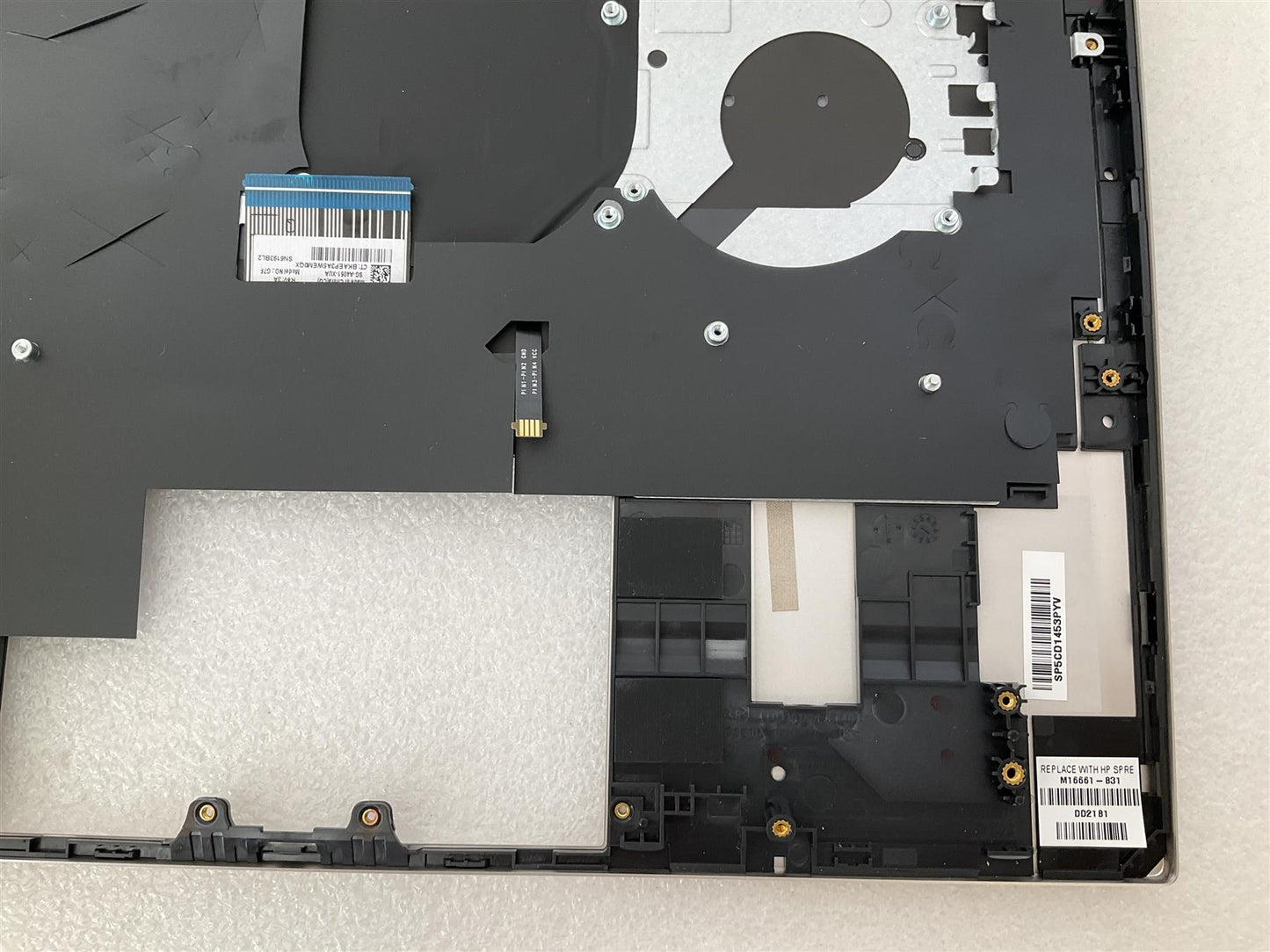 HP PAVILION 14-DV 14T-DV M24536-B31 M16661 US int. English International also named dutch Palmrest Keyboard