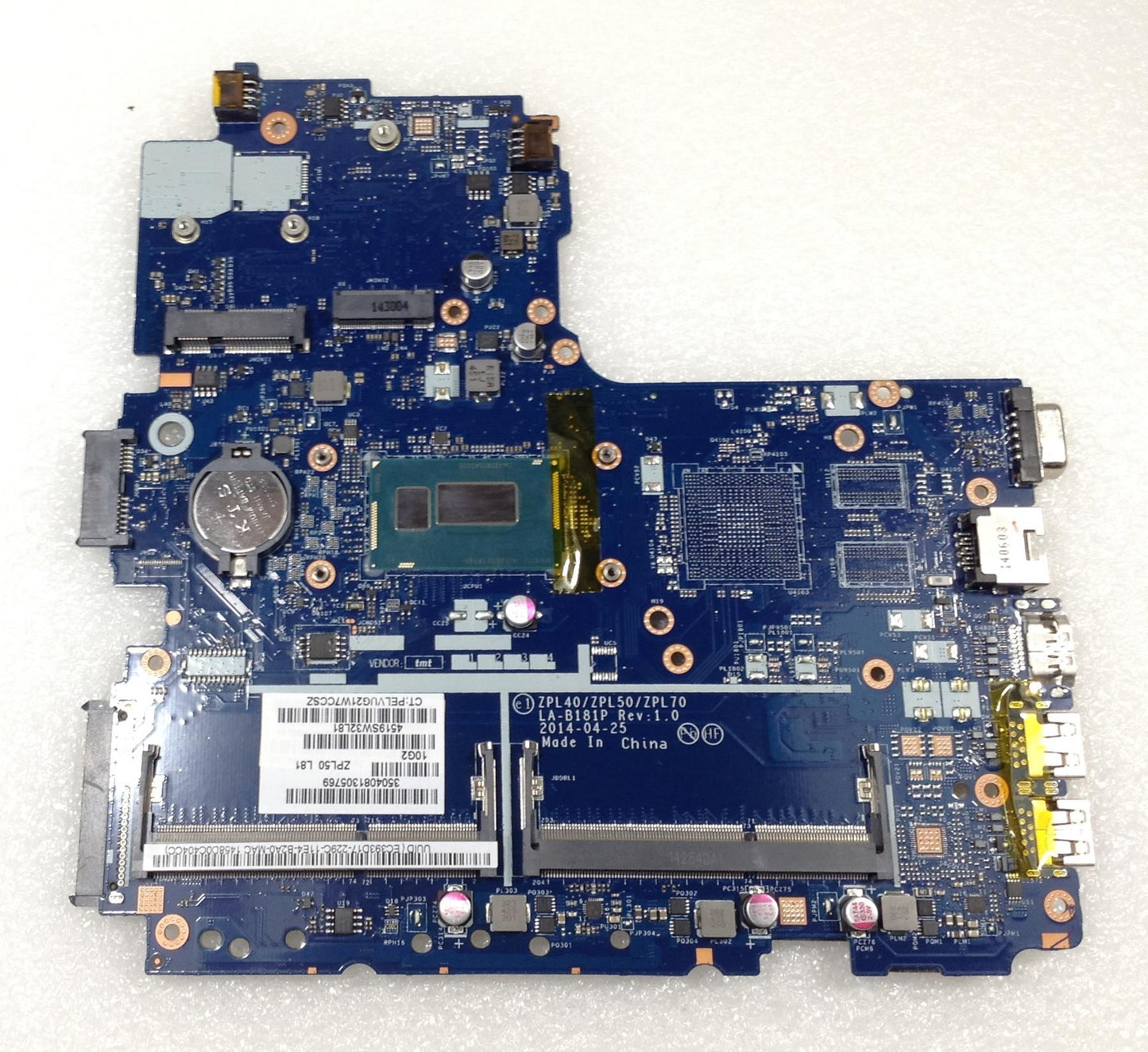 HP ProBook 450 G2 Notebook 782952-501 i3-4030U With UMA Motherboard Genuine NEW