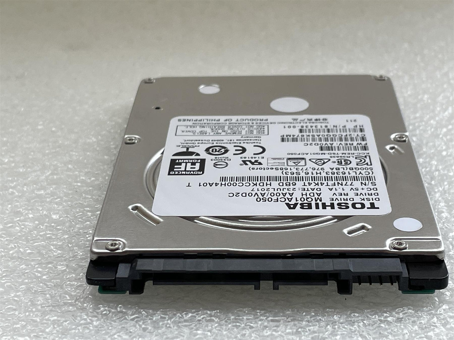 For HP 864817-001 Toshiba MQ01ACF050 500GB 2.5 inch SATA HDD Hard Disk Drive NEW