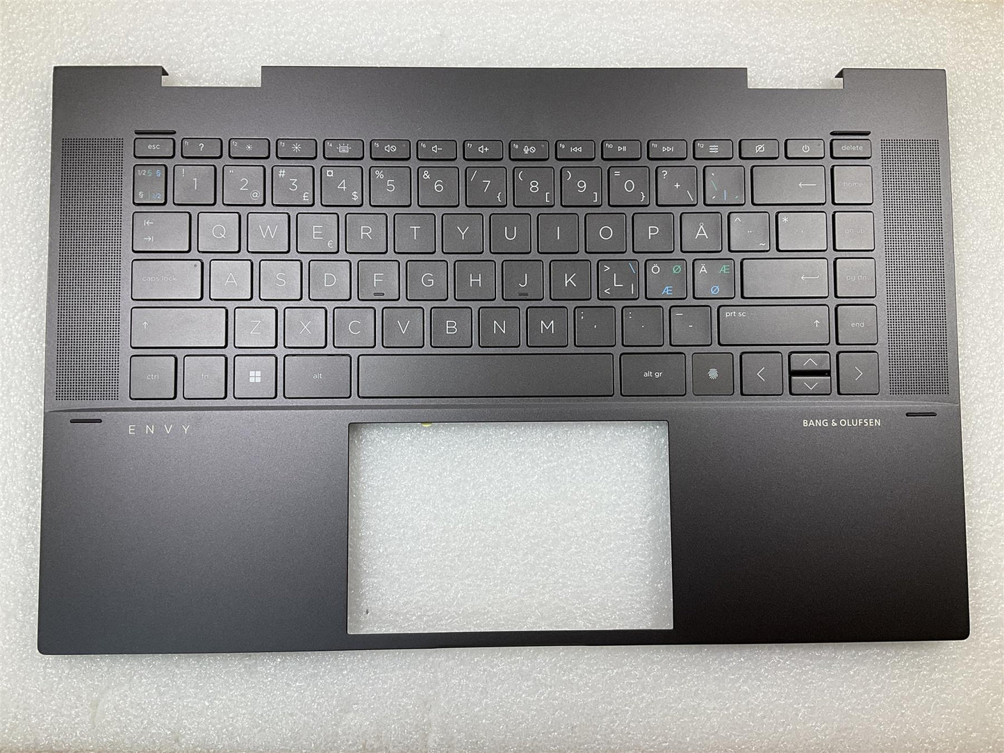 HP ENVY X360 15-EU M50067-DH1 M45489 Danish Finnish Norwegian Keyboard Palmrest