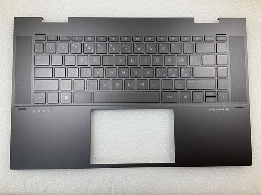 HP ENVY X360 15-EU M50067-DH1 M45489 Danish Finnish Norwegian Keyboard Palmrest