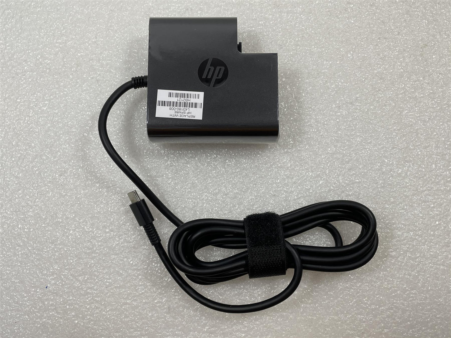 For HP L43180-008 L30757-004 L32392-001 TPN-AA03 Power 65W USB-C AC Adapter Charger ORIGINAL Laptop Genuine Italy Italian Italiano Italia Italiano NEW