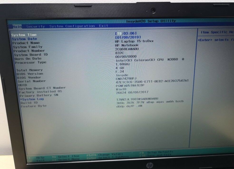 HP 15 bs506na 3CD91EA ABU 15.6" inch LED Display Screen NT156FHM-N41 Slim 30 Pin
