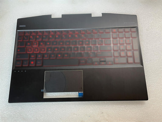 For HP Omen 15-DH L61524-031 With Stickers UK English Keyboard Palmrest NEW