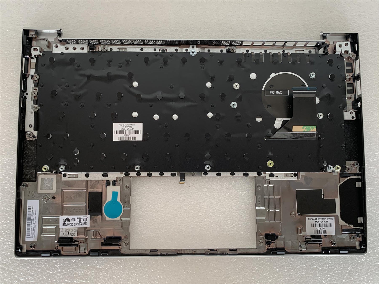 HP EliteBook 830 G7 M08701-A41 Belgian Keyboard Layout Belgium Palmrest NEW - We send M08700-A41