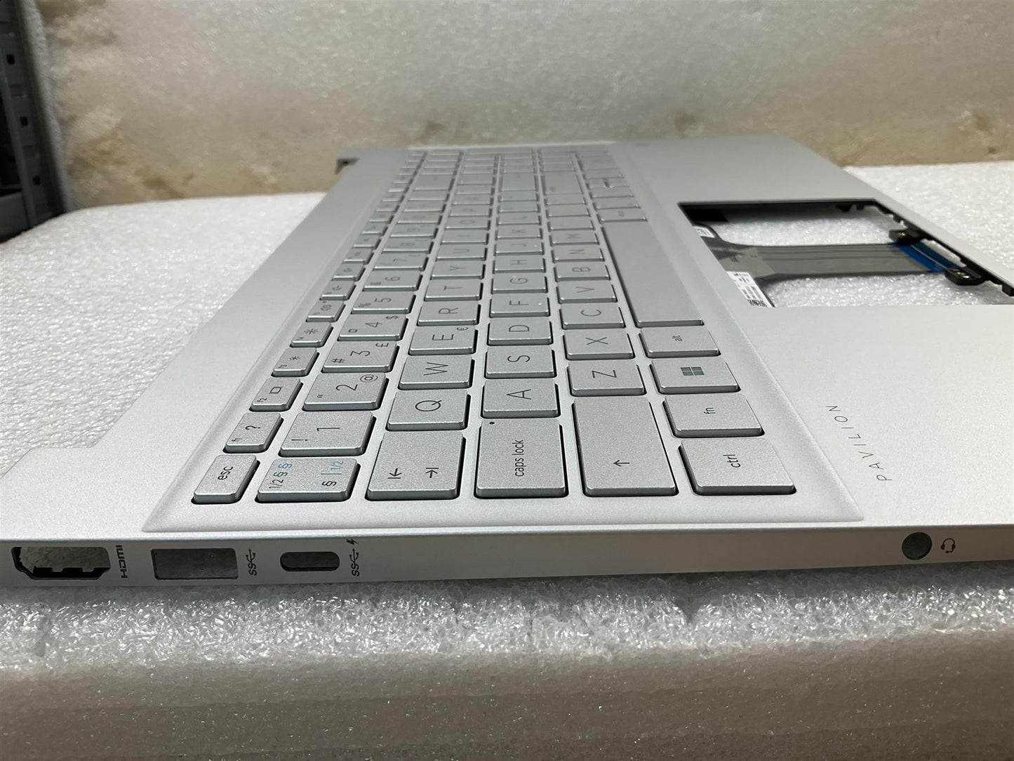 HP Pavilion 15-EH 15-EG N05644-DH1 Danish Finnish Norwegian Keyboard Palmrest