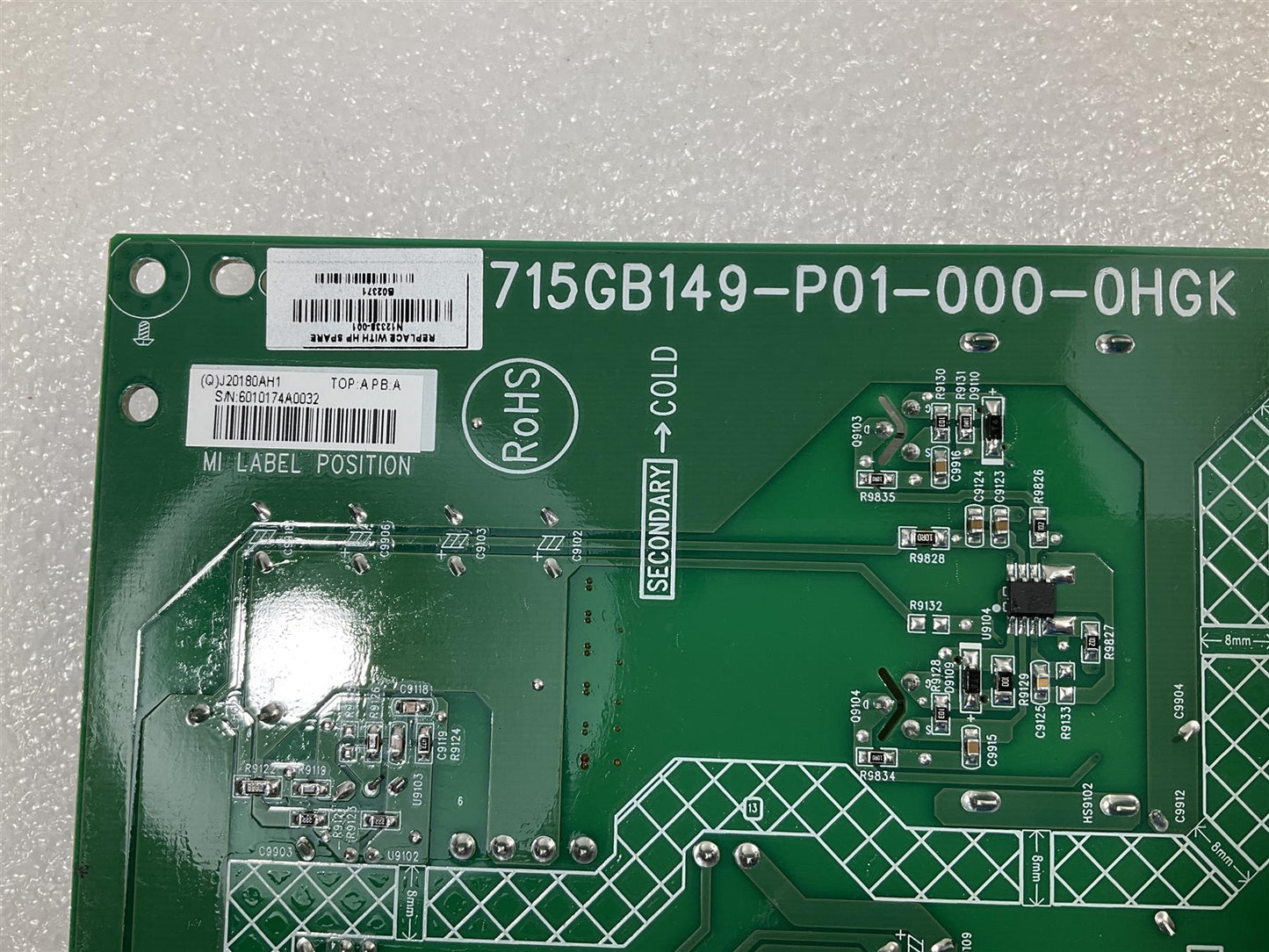 HP Z25xs G3 QHD USB-C N12338-001 Screen Display Monitor PSU Power Supply Unit