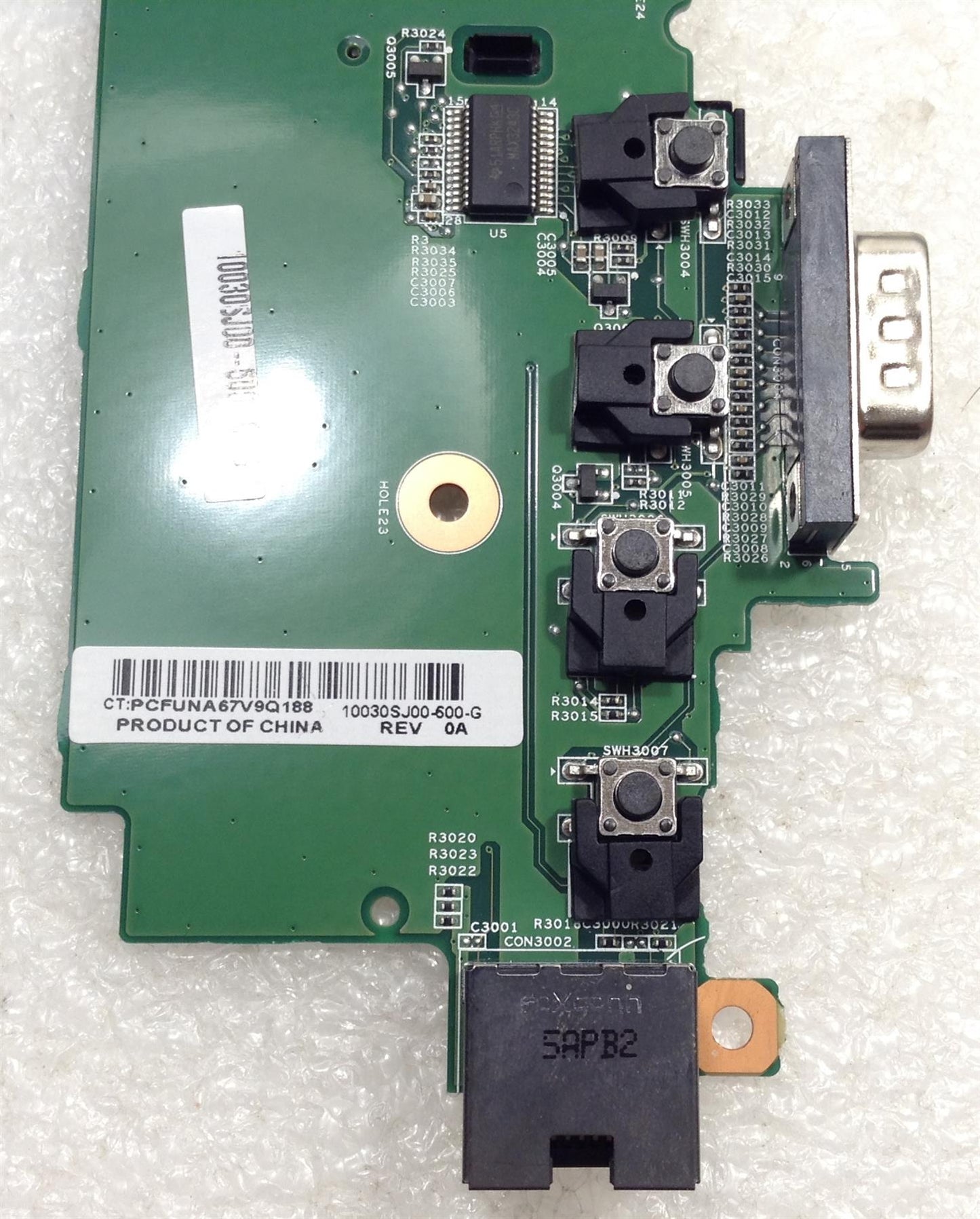 HP Elitebook Compaq 6560b 8560p 641187-001 BD Function PCB Board VGA Ethernet