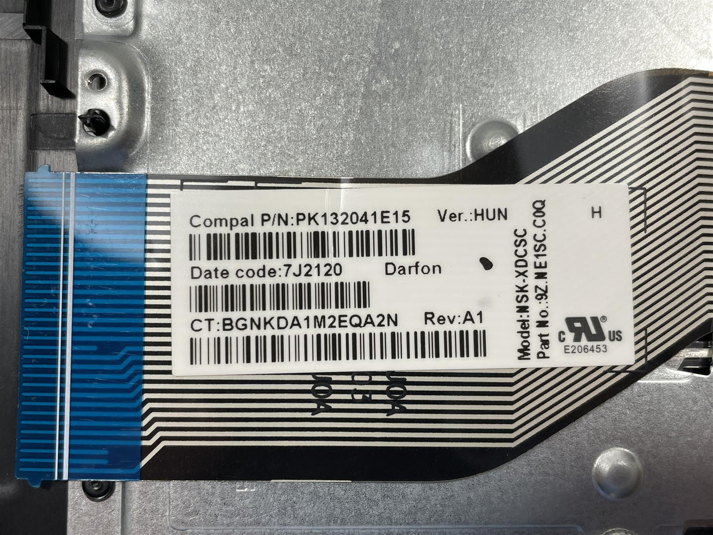 For HP 255 G6 250 G6 Silver 929904-211 Hungarian Hungary Palmrest Keyboard NEW