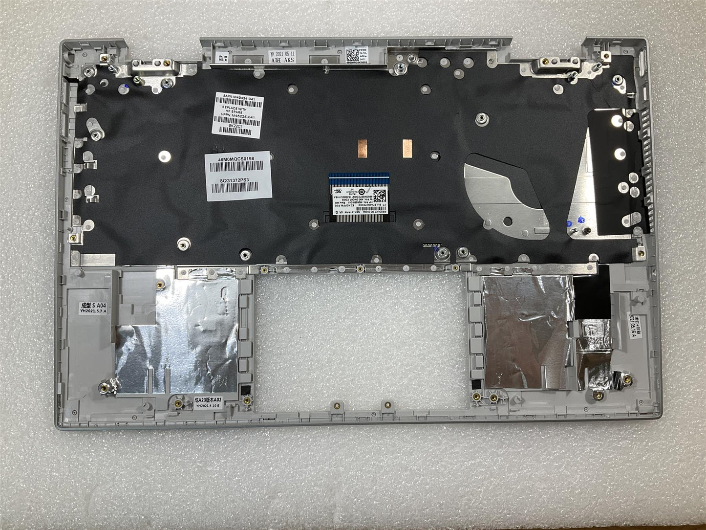 HP Pavilion x360 14-DY M49434-041 M45225-041 German Germany GR Keyboard Palmrest