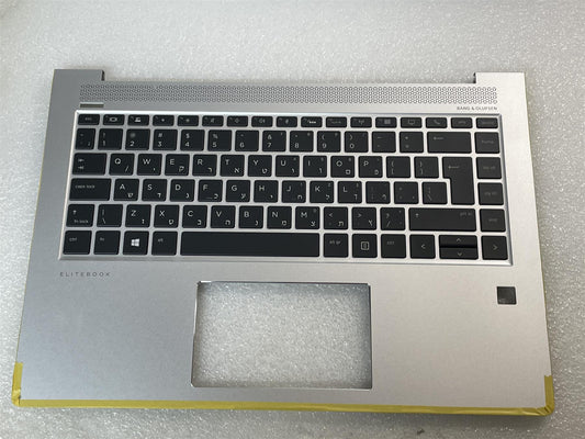 For HP EliteBook 1040 G4 L02268-BB1 Hebrew Israel Palmrest Keyboard Top Cover