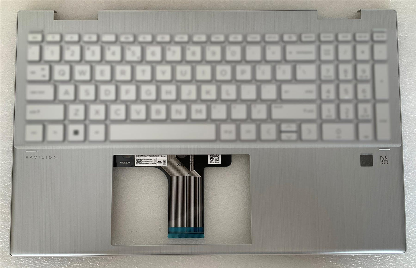 HP PAVILION X360 15-ER M48855-031 M45128 UK English Keyboard Palmrest Sticker