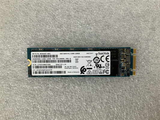 HP 22-df0001na all in one PC856447-001 917923-001 Sandisk X400 128GB SSD Solid State Drive M.2 SATA NEW