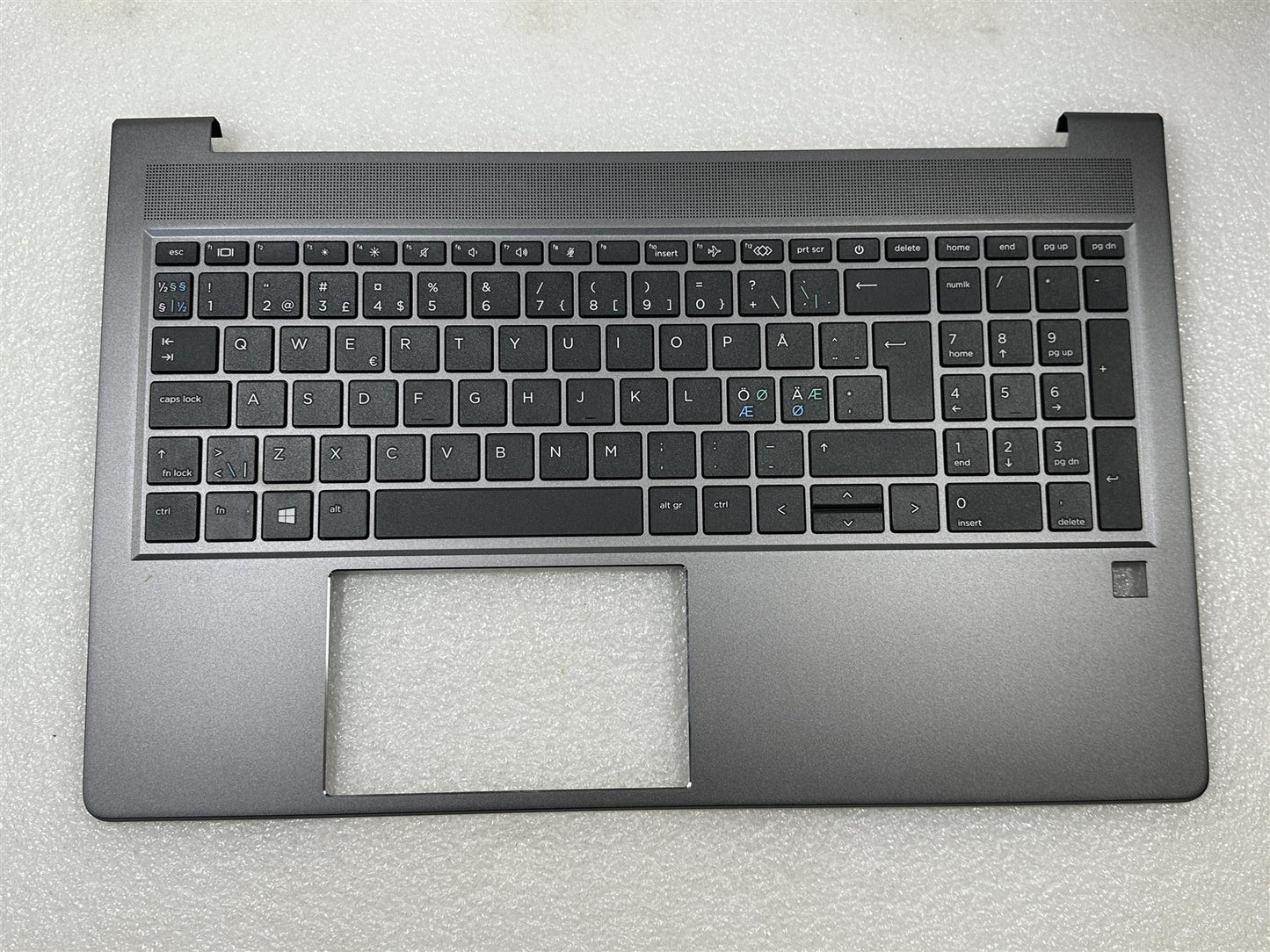 For HP ZBook Power G7 G8 M26113-DH1 Danish Finnish Norwegian Palmrest Keyboard