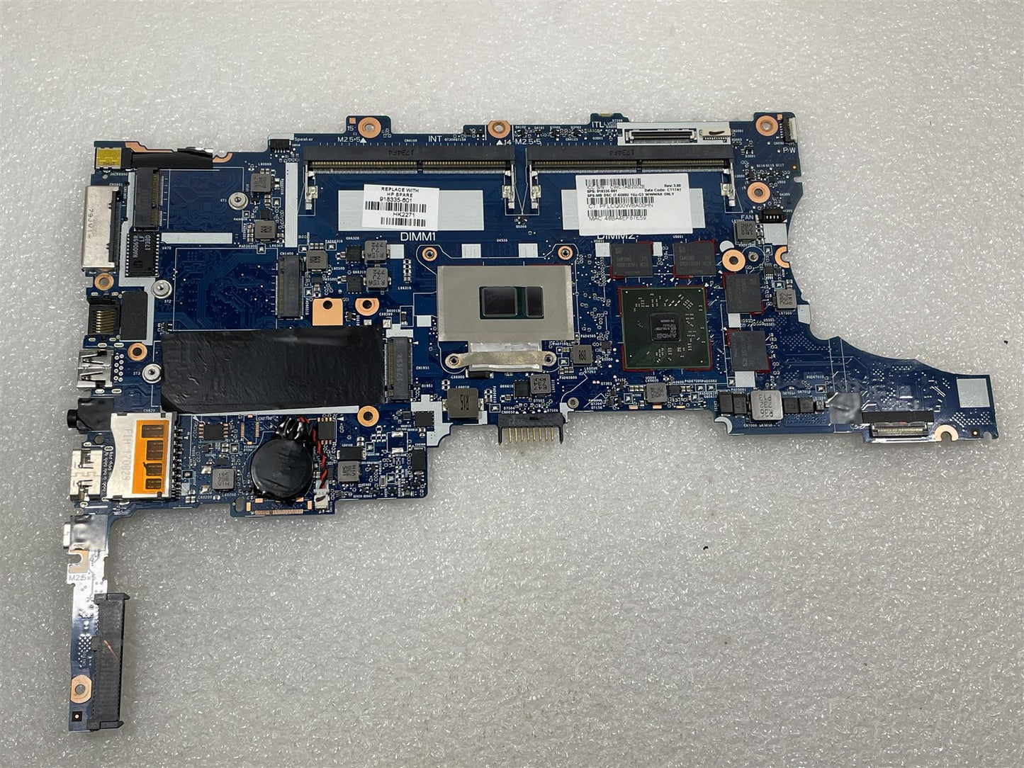 HP ZBook 15u G3 918335-601 839235-601 001 Motherboard DSC Intel i7-6500U WWAN