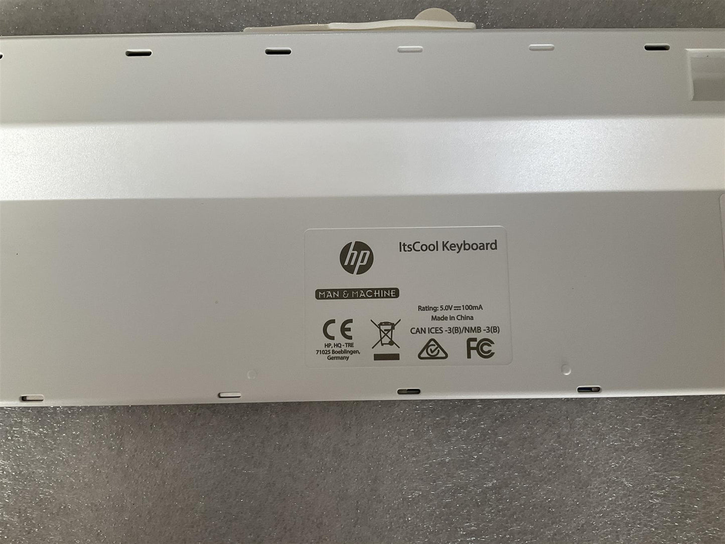 HP L28419-DH1 L28313-DH1 ItsCool White Keyboard Man Machine USB Wireless Nordic