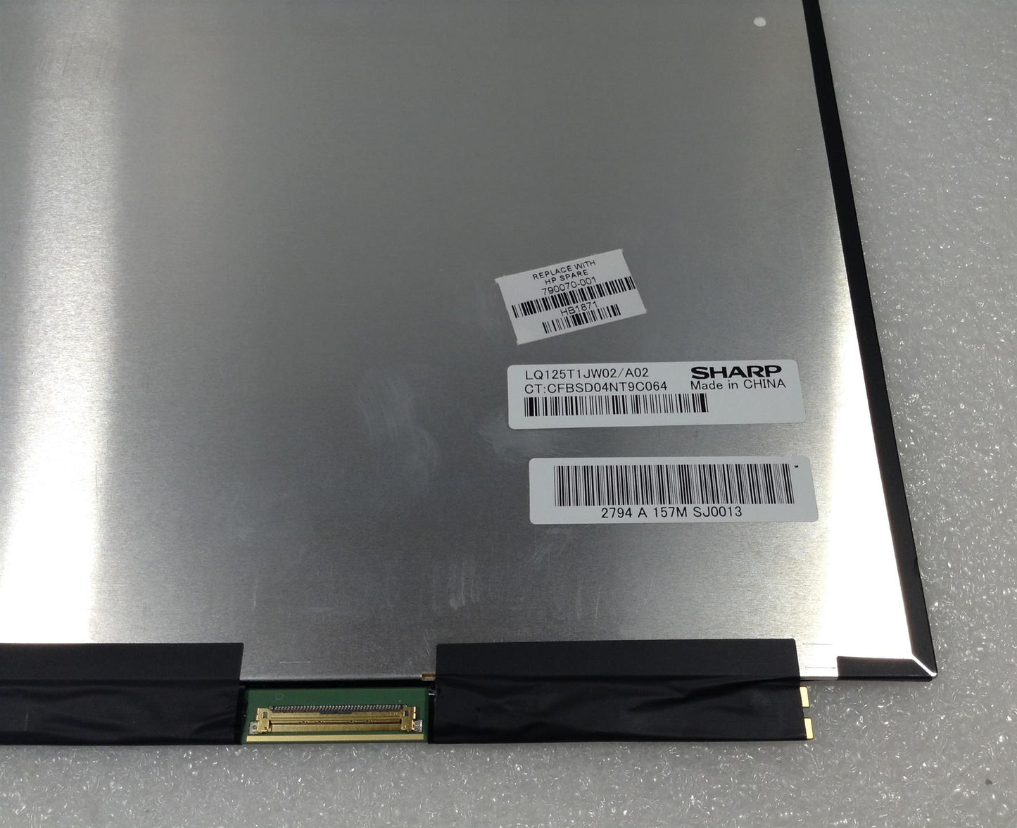 HP EliteBook Folio 1020 G1 790070-001 12.5 inch QHD LED Bright View Screen NEW 40pin 40 pins