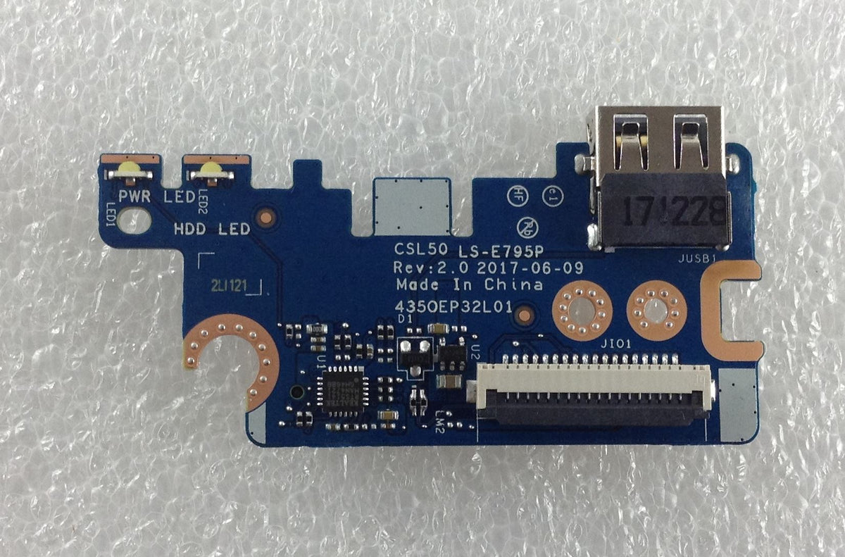 HP 255 250 G6 3KX70ES USB Ports SD PCB Board 924991-001 LS-E795P CSL50 435OEP32L01