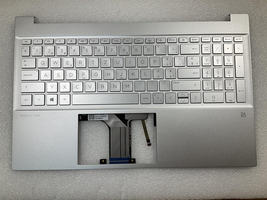 HP 15-EG 15-EH M14598-BG1 M08912-BG1 Switzerland Swiss Keyboard Palmrest NEW