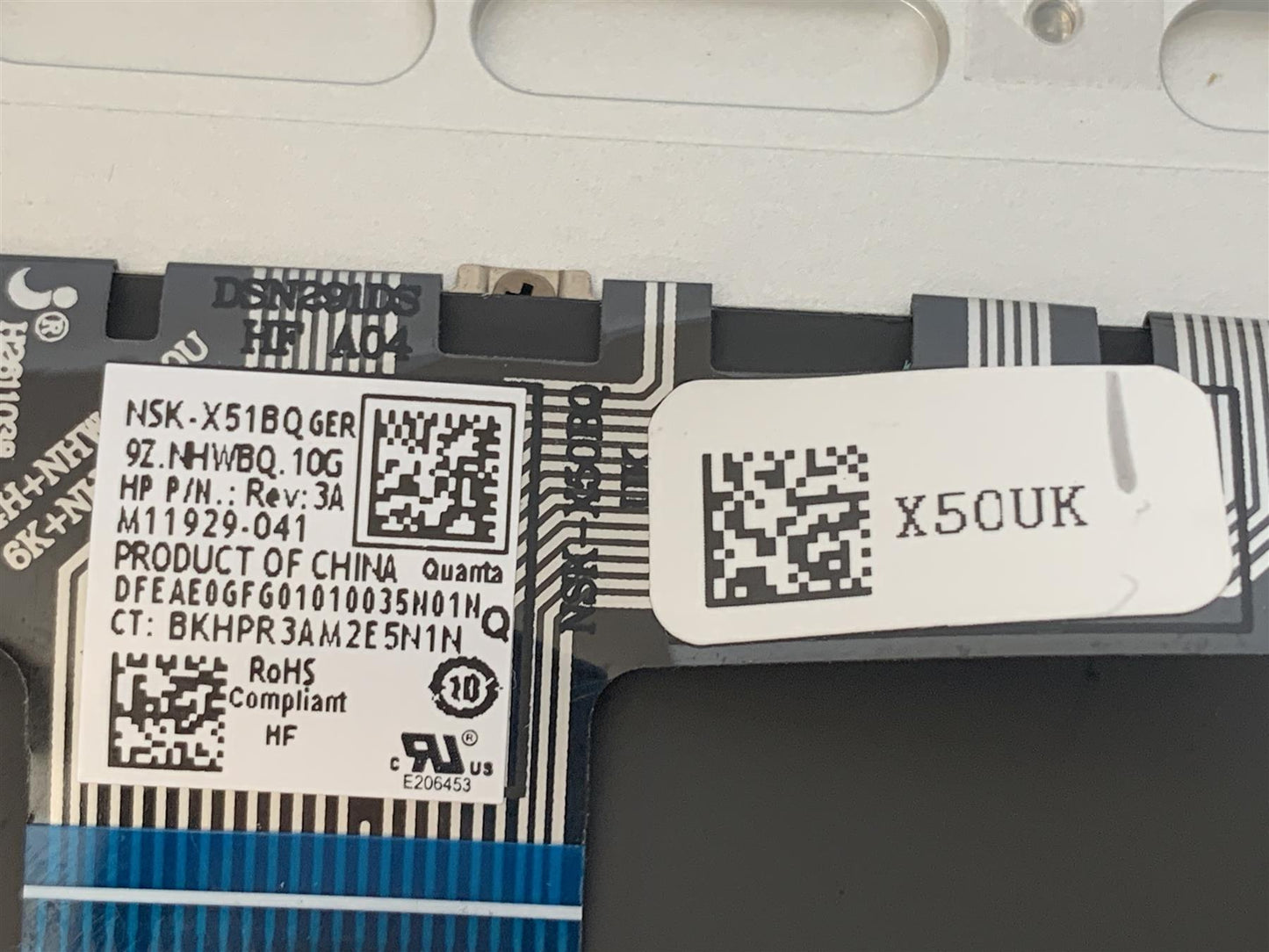 HP Elite c1030 Chromebook M12711-041 German GR Keyboard Germany Palmrest Top Case Casing NEW