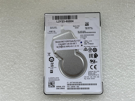 For HP HP DesignJet T2530 MFP 939769-850 Seagate ST500LM030 L2Y23-67005 Compatible with many HP Printers 500GB HDD Hard Disk Drive 2.5 inch SATA NEW