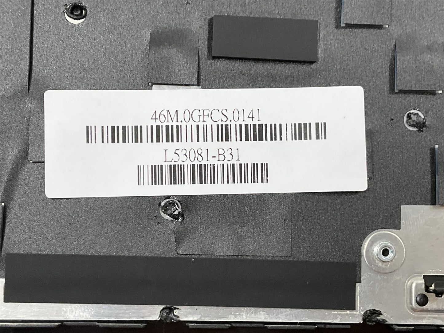 HP Pavilion x360 15-DQ L53081-B31 L51520-B31 US International Keyboard Palmrest