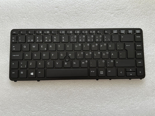 For HP ZBook 14 G2 15u G2 730794-B71 Swedish Finnish Sweden Finland Keyboard NEW