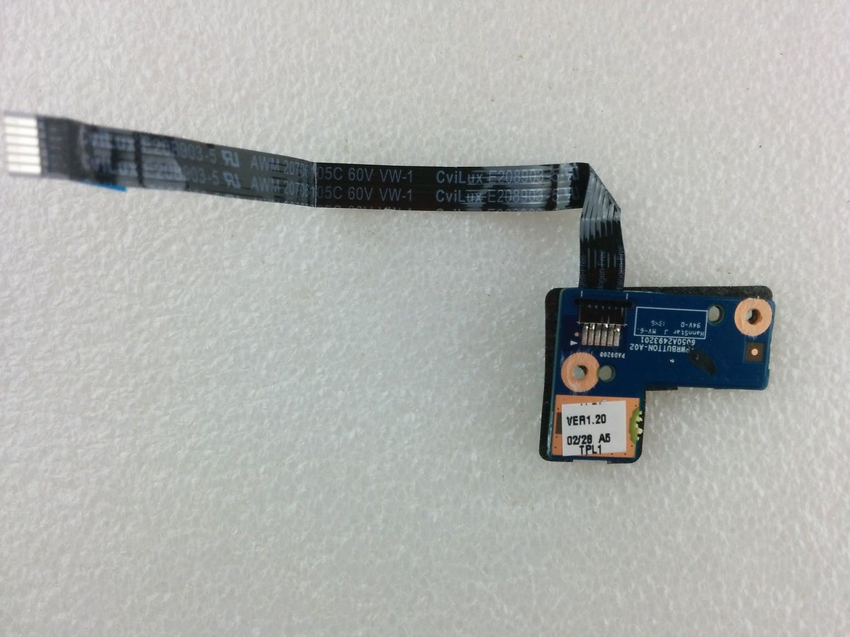 HP 255 G1 H6Q17EA TPN-I108 Power button board + cable ribbon Genuine