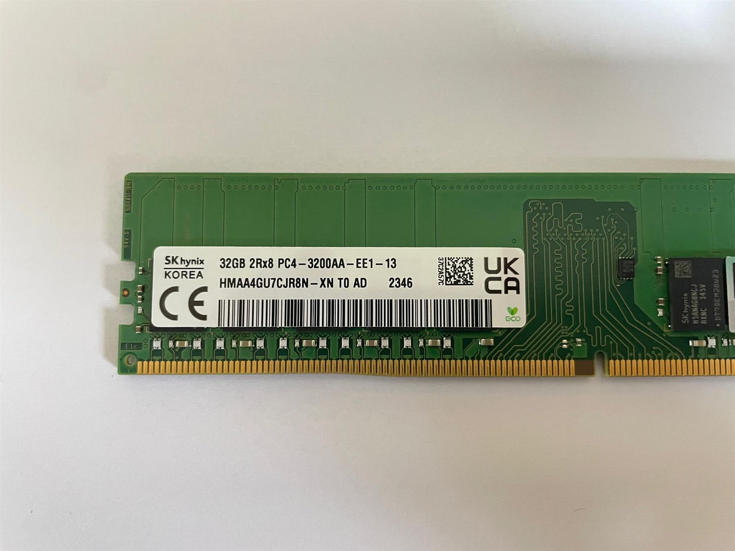 HP P44878-001 SK Hynix 32GB 3200 DDR4 ECC UDIMM Ram Memory HMAA4GU7CJR8N-XN NEW