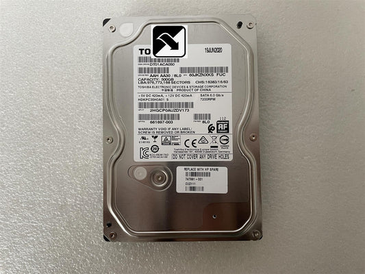 For HP 747991-001 Toshiba DT01ACA050 500GB 3.5 Inch SATA HDD Hard Disk Drive NEW