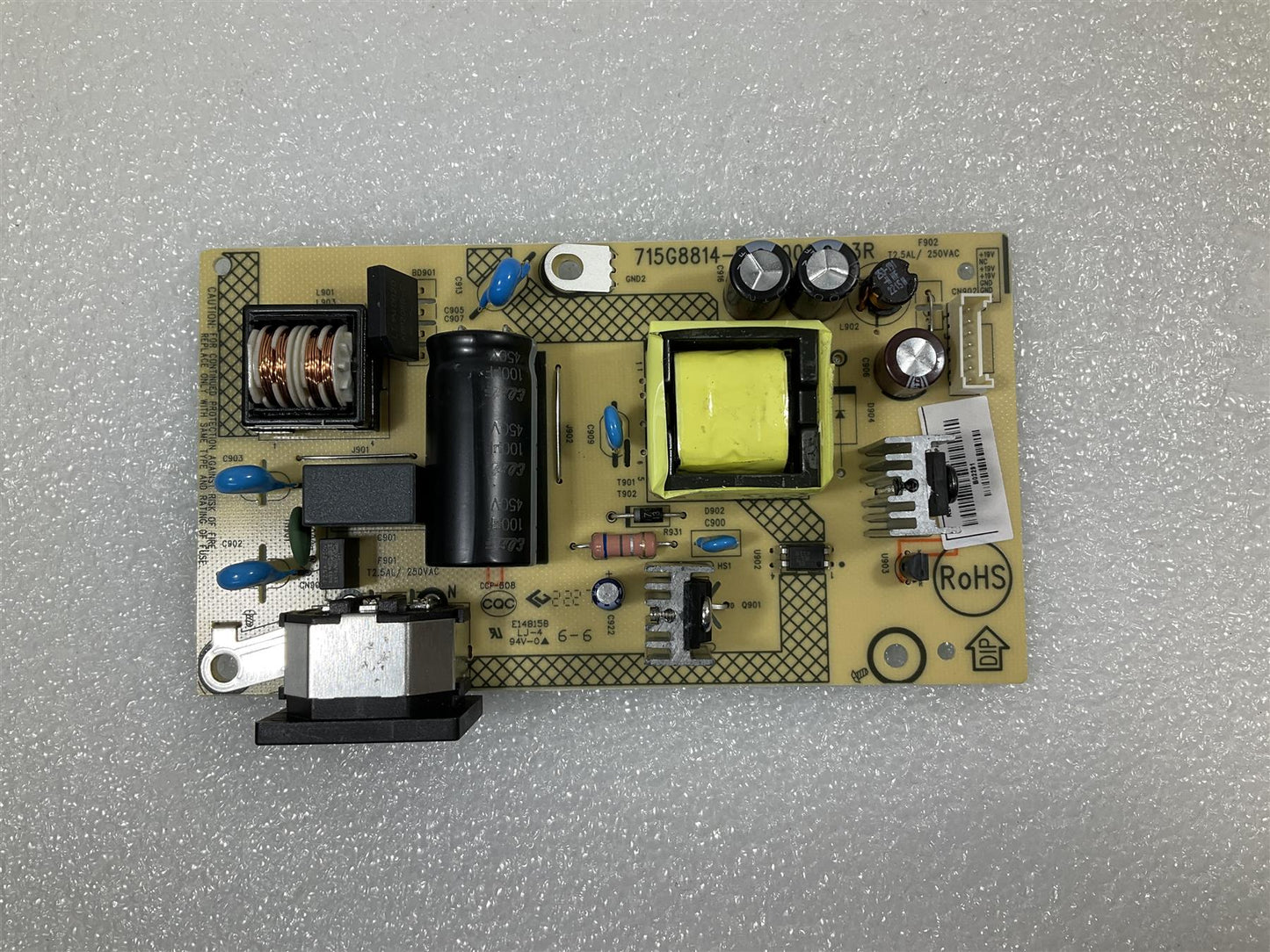 HP P27q G4 QHD N12337-001 Screen Display Monitor PSU Power Supply Unit J1903AA2