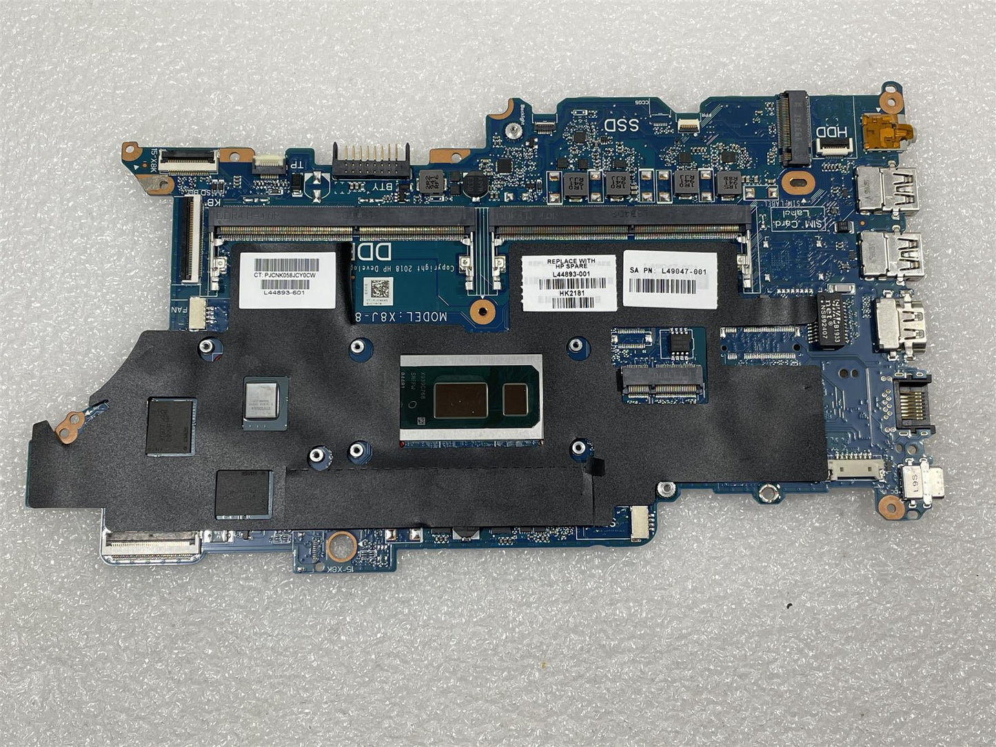 HP ProBook 450 G6 L44893-001 Motherboard Intel i7-8565U Nvidia GeForce MX150 NEW