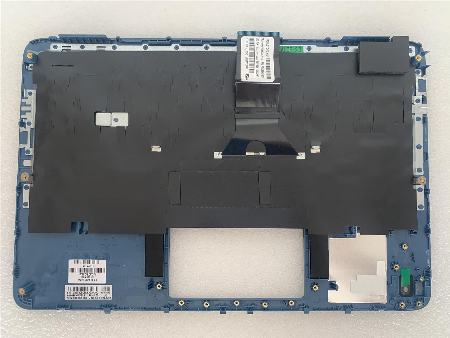 HP ProBook x360 11 G6 EE M03760-B31 int. English International also named dutch US Generic Keyboard Palmrest