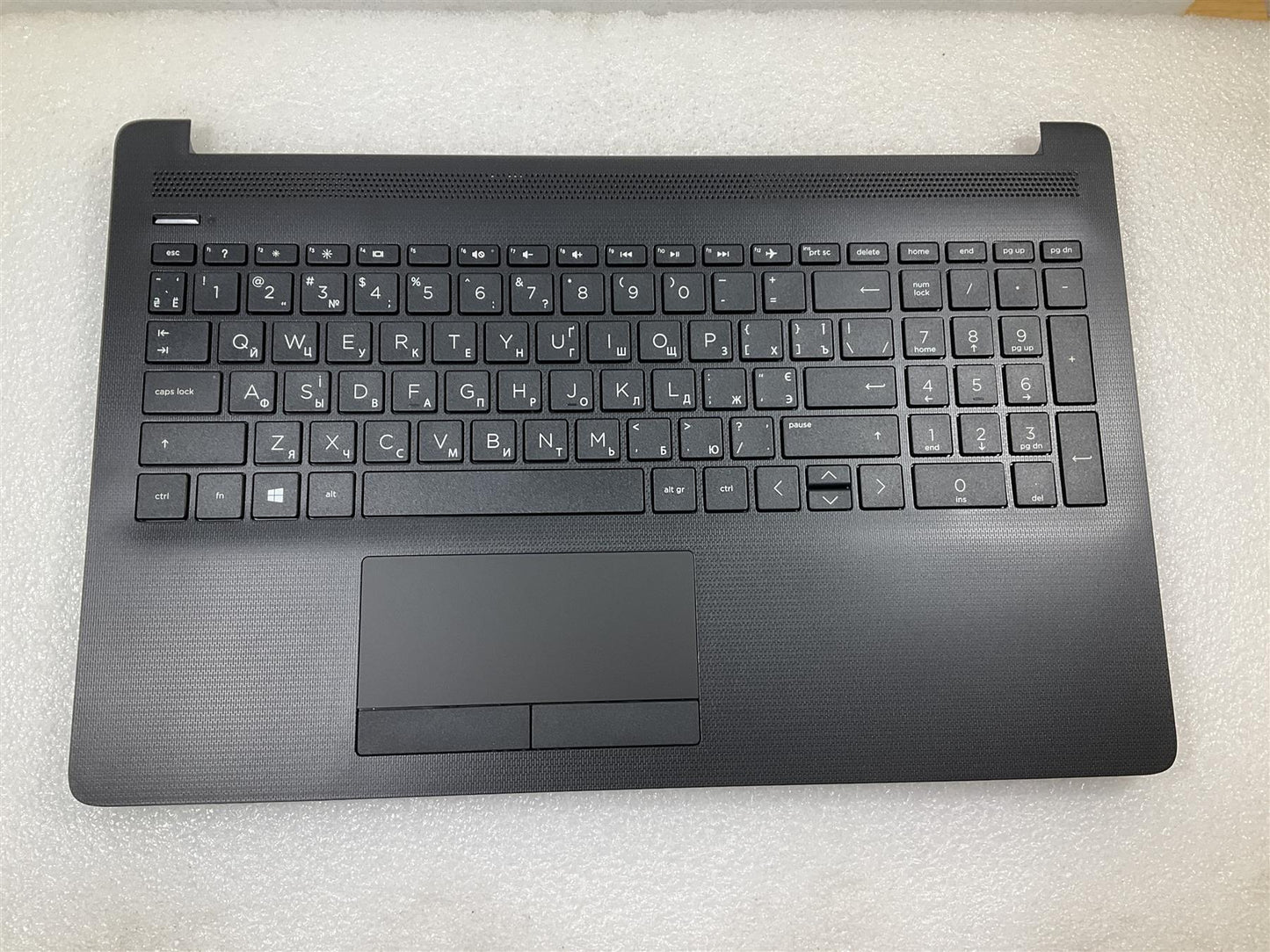 For HP 15-DA 15-DB L24638-BD1 L20387-BD1 Ukrainian Palmrest Keyboard Top Cover