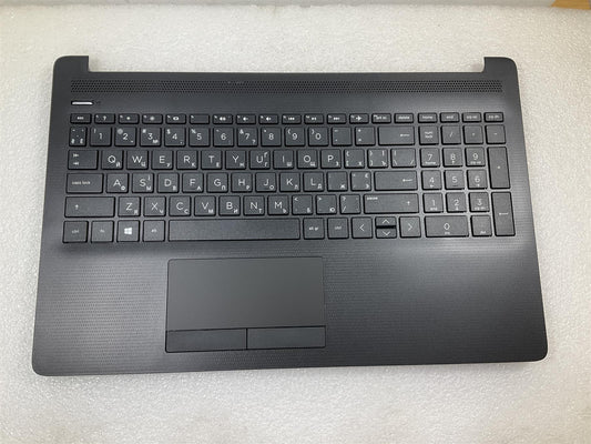 For HP 15-DA 15-DB L24638-BD1 L20387-BD1 Ukrainian Palmrest Keyboard Top Cover