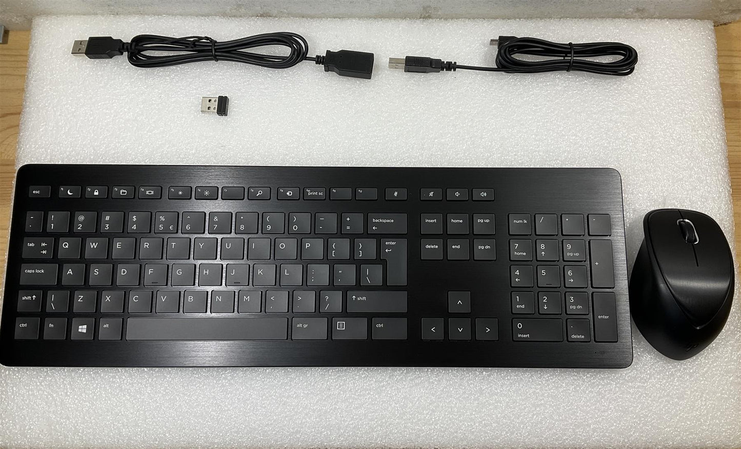 For HP Premium Wireless 932479-L31 US American Keyboard Mouse Genuine NEW