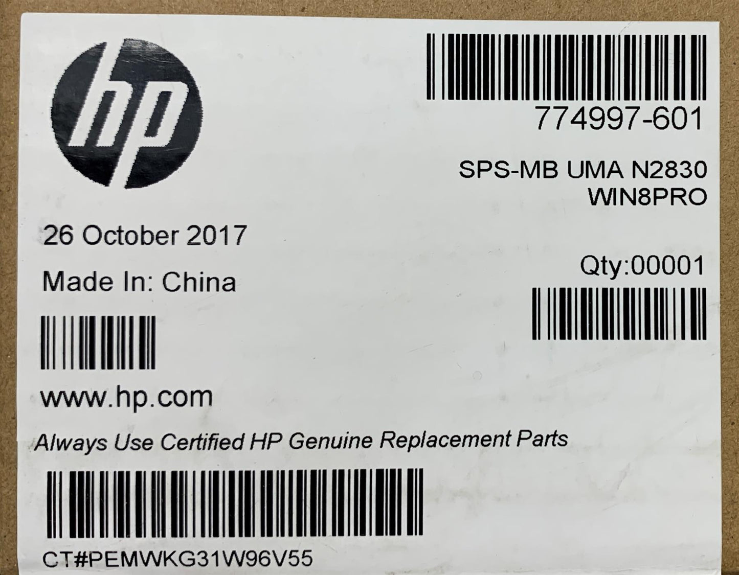 HP x360 310 G1 PC 774997-601 793103  Intel Celeron N2830 Dual-Core Motherboard NEW