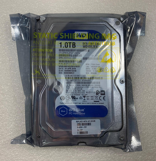 HP 914504-001 Western Digital WD10EZEX Hard Disk Drive 1000 GB 1TB SATA HDD NEW