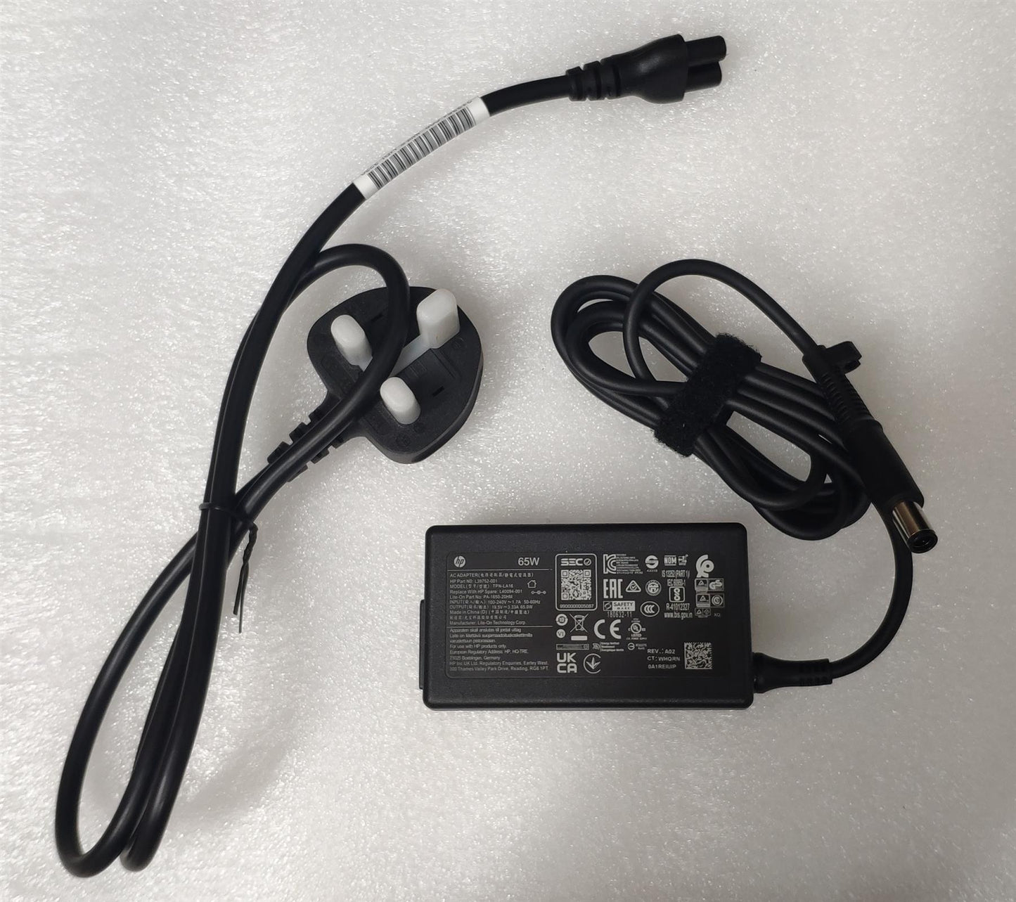Genuine Original HP 65w PSU Power Adapter PSU Adapter L39752-001 L40094-001 Docking D9Y32AA D9Y32AA#ABU Laptop Monitor Docking Station TPN-LA16  65W  19.5v 3.33A 213351-008 HPI 3320
