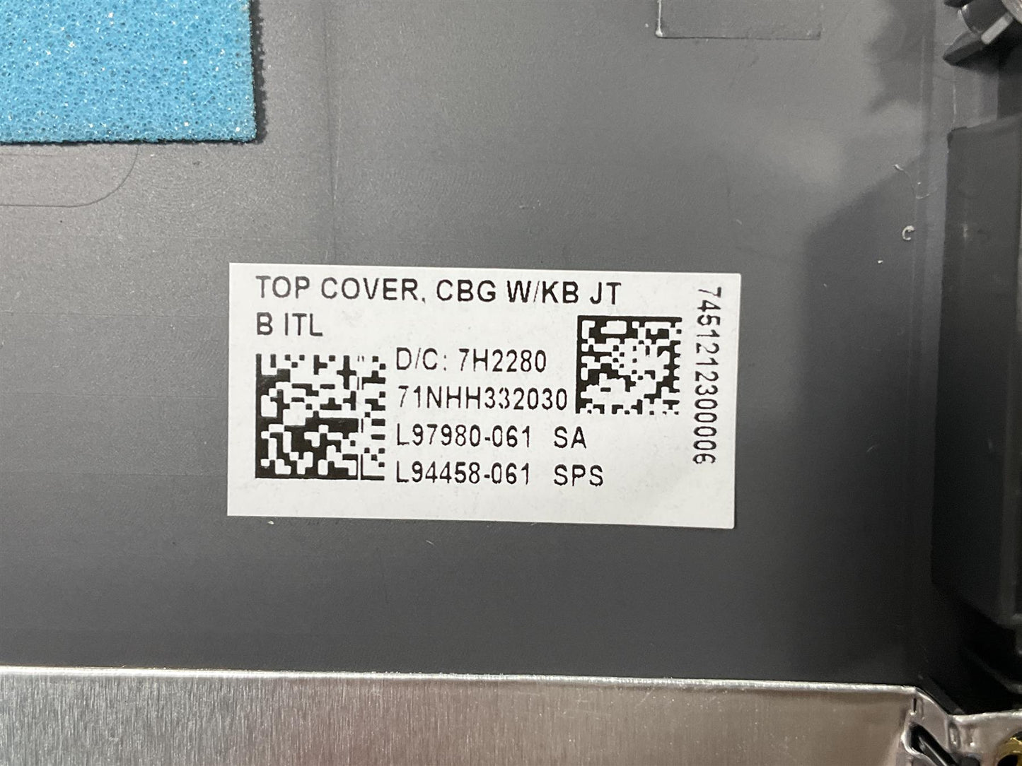 HP 15-GW 15S-GU 15S-GR 15S-GY 15Z-GW L97980-061 L94458-061 Italian IT Palmrest