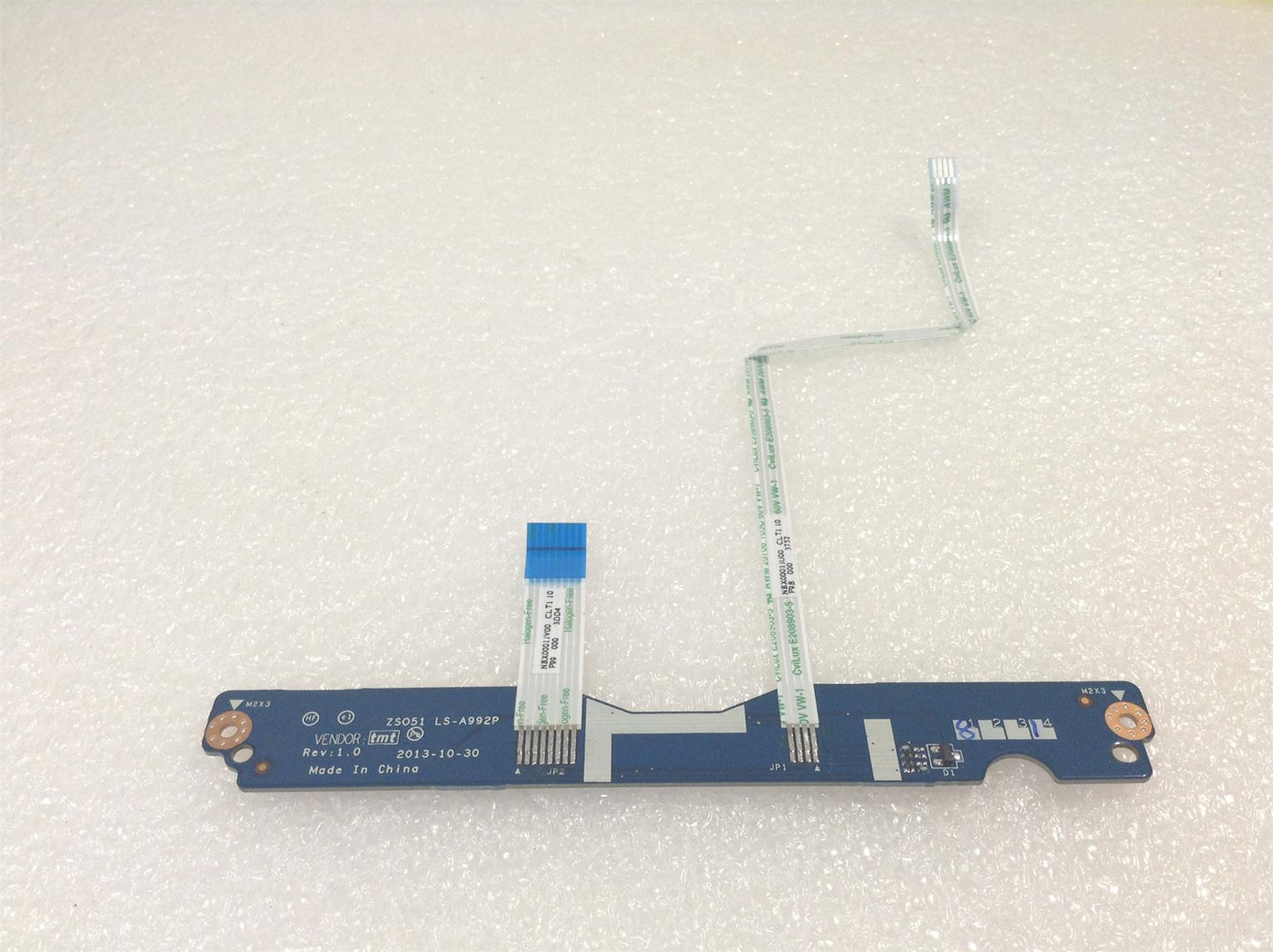 Hp 15-G 749651-001 TouchPad Button Board With Cables Genuine Original NEW