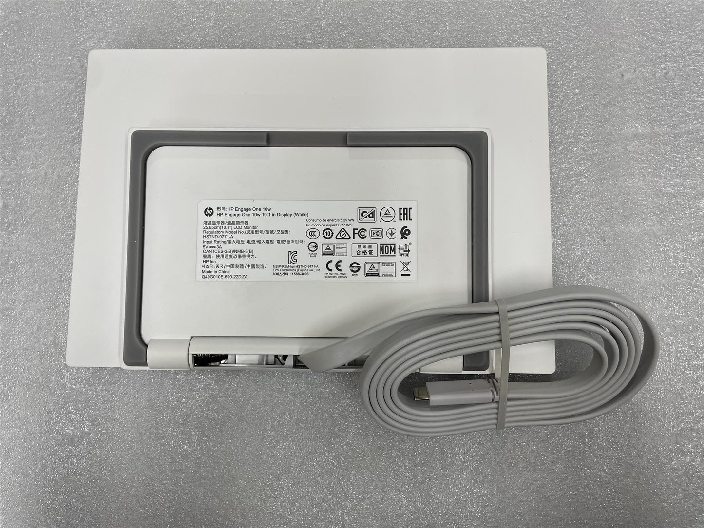 HP Engage One 10W L13702-001 10.1 inch Display Touch Screen HSTND-9771-A Genuine