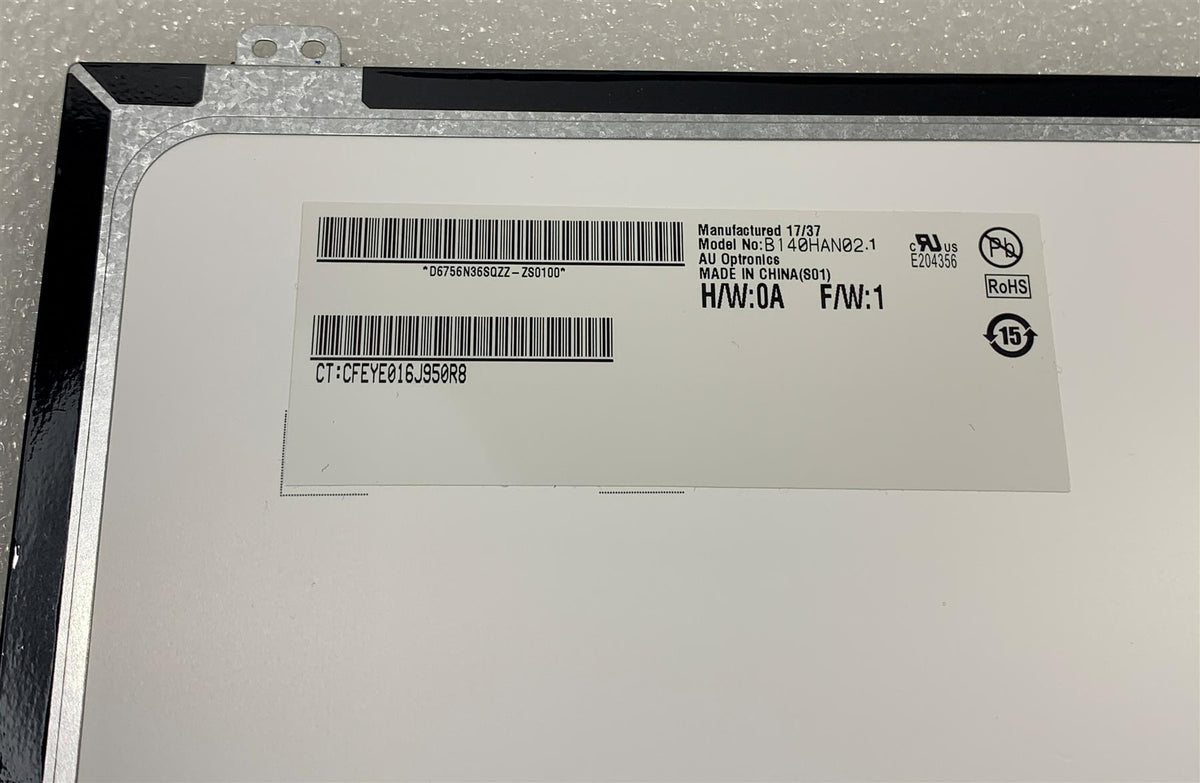 HP Pavilion Laptop 14-BK152SA B140HAN02.1 14" inch LCD Screen Display 30 Pin